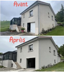 Ravalement de façade à Saint-Pol-sur-Ternoise (62130)